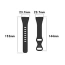 For Fitbit Versa 4 / Versa 3 / Sense Universal TPU Watch Band, Size:S(Sand Pink)
