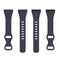 For Fitbit Versa 4 / Versa 3 / Sense Universal TPU Watch Band, Size:S(Dark Blue)