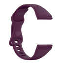 For Fitbit Versa 4 / Versa 3 / Sense Universal TPU Watch Band, Size:S(Dark Purple)