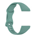 For Fitbit Versa 4 / Versa 3 / Sense Universal TPU Watch Band, Size:S(Pine Needle Green)