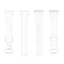 For Fitbit Versa 4 / Versa 3 / Sense Universal TPU Watch Band, Size:L(White)