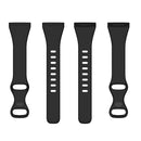 For Fitbit Versa 4 / Versa 3 / Sense Universal TPU Watch Band, Size:L(Black)