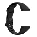 For Fitbit Versa 4 / Versa 3 / Sense Universal TPU Watch Band, Size:L(Black)