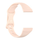 For Fitbit Versa 4 / Versa 3 / Sense Universal TPU Watch Band, Size:L(Sand Pink)