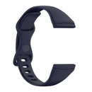 For Fitbit Versa 4 / Versa 3 / Sense Universal TPU Watch Band, Size:L(Dark Blue)