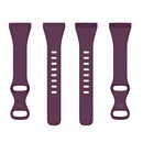 For Fitbit Versa 4 / Versa 3 / Sense Universal TPU Watch Band, Size:L(Dark Purple)