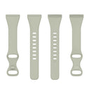 For Fitbit Versa 4 / Versa 3 / Sense Universal TPU Watch Band, Size:L(Rock Grey)