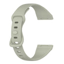 For Fitbit Versa 4 / Versa 3 / Sense Universal TPU Watch Band, Size:L(Rock Grey)