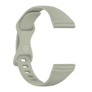 For Fitbit Versa 4 / Versa 3 / Sense Universal TPU Watch Band, Size:L(Rock Grey)