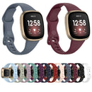 For Fitbit Versa 4 / Versa 3 / Sense Universal TPU Watch Band, Size:L(Black)