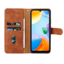 For Xiaomi Redmi 10C Skin Feel Magnetic Flip Leather Phone Case(Brown)
