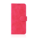 For Xiaomi Redmi 10C Skin Feel Magnetic Flip Leather Phone Case(Rose Red)