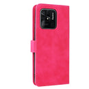 For Xiaomi Redmi 10C Skin Feel Magnetic Flip Leather Phone Case(Rose Red)