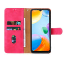 For Xiaomi Redmi 10C Skin Feel Magnetic Flip Leather Phone Case(Rose Red)