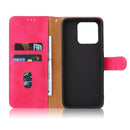 For Xiaomi Redmi 10C Skin Feel Magnetic Flip Leather Phone Case(Rose Red)