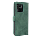 For Xiaomi Redmi 10C Skin Feel Magnetic Flip Leather Phone Case(Green)