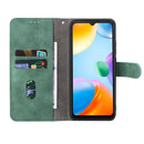 For Xiaomi Redmi 10C Skin Feel Magnetic Flip Leather Phone Case(Green)