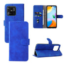 For Xiaomi Redmi 10C Skin Feel Magnetic Flip Leather Phone Case(Blue)
