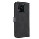 For Xiaomi Redmi 10C Skin Feel Magnetic Flip Leather Phone Case(Black)