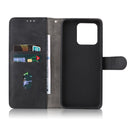 For Xiaomi Redmi 10C Skin Feel Magnetic Flip Leather Phone Case(Black)