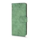 For Motorola Moto G52 Skin Feel Magnetic Flip Leather Phone Case(Green)
