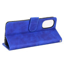 For Motorola Moto G52 Skin Feel Magnetic Flip Leather Phone Case(Blue)