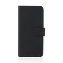 For Motorola Moto G52 Skin Feel Magnetic Flip Leather Phone Case(Black)