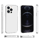 Shockproof Terminator Style Transparent Protective Case For iPhone 14 Pro (Transparent)