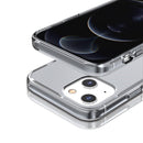 Shockproof Terminator Style Transparent Protective Case For iPhone 14 Max (Grey)
