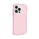 Shockproof Terminator Style Glitter Powder Protective Case For iPhone 14 Pro Max (Pink)