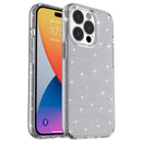Shockproof Terminator Style Glitter Powder Protective Case For iPhone 14 Pro Max (Grey)