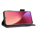 For Xiaomi 12 5G Magnetic Clasp Flip Leather Phone Case(Black)