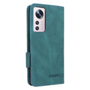 For Xiaomi 12 5G Magnetic Clasp Flip Leather Phone Case(Green)