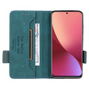 For Xiaomi 12 5G Magnetic Clasp Flip Leather Phone Case(Green)