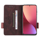 For Xiaomi 12 5G Magnetic Clasp Flip Leather Phone Case(Brown)