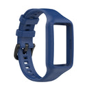 For Huawei Band 7 / 6 Pro / 6 / Honor Band 6 Universal Integrated Silicone Watch Band(Navy Blue)