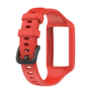 For Huawei Band 7 / 6 Pro / 6 / Honor Band 6 Universal Integrated Silicone Watch Band(Red)