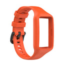 For Huawei Band 7 / 6 Pro / 6 / Honor Band 6 Universal Integrated Silicone Watch Band(Orange)