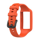 For Huawei Band 7 / 6 Pro / 6 / Honor Band 6 Universal Integrated Silicone Watch Band(Orange)