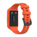 For Huawei Band 7 / 6 Pro / 6 / Honor Band 6 Universal Integrated Silicone Watch Band(Orange)