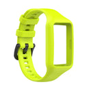For Huawei Band 7 / 6 Pro / 6 / Honor Band 6 Universal Integrated Silicone Watch Band(Lime Green)