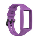 For Huawei Band 7 / 6 Pro / 6 / Honor Band 6 Universal Integrated Silicone Watch Band(Dark Purple)