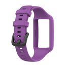For Huawei Band 7 / 6 Pro / 6 / Honor Band 6 Universal Integrated Silicone Watch Band(Dark Purple)