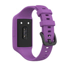 For Huawei Band 7 / 6 Pro / 6 / Honor Band 6 Universal Integrated Silicone Watch Band(Dark Purple)