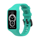 For Huawei Band 7 / 6 Pro / 6 / Honor Band 6 Universal Integrated Silicone Watch Band(Mint Green)