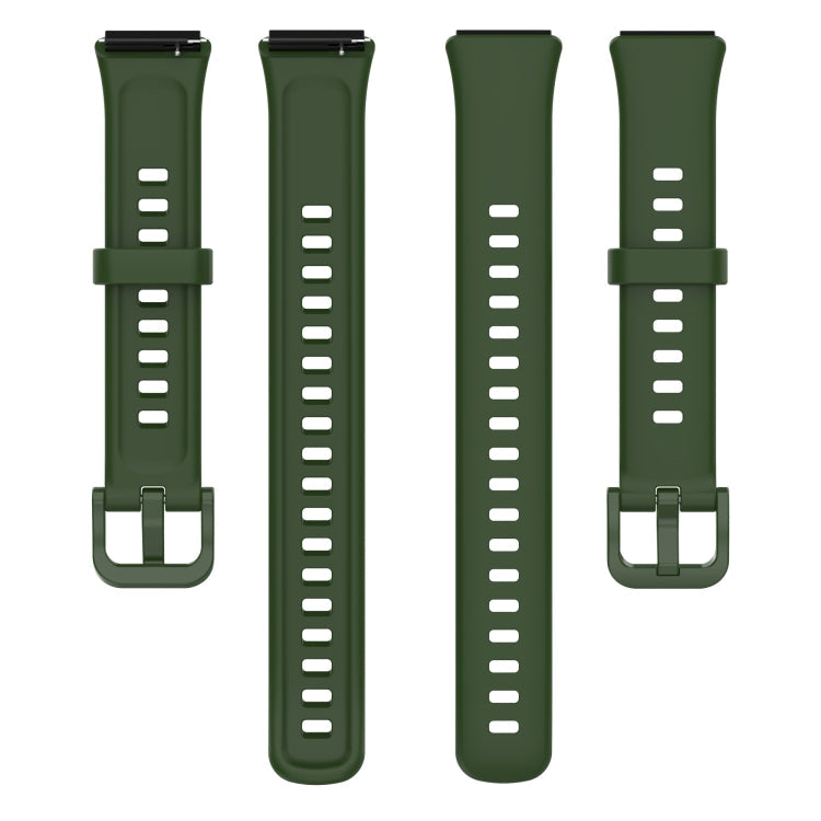 For Huawei Band 7 Silicone Watch Band(Populus Euphratica in Summer)
