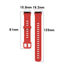 For Huawei Band 7 Silicone Watch Band(Orange)