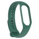For Xiaomi Mi Band 7 / 7NFC / 6 / 6 NFC / 5 / 5 NFC / Amazfit Band 5 Official Silicone Watch Band(Official Green)