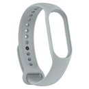 For Xiaomi Mi Band 7 / 7NFC / 6 / 6 NFC / 5 / 5 NFC / Amazfit Band 5 Official Silicone Watch Band(Grey)