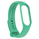 For Xiaomi Mi Band 7 / 7NFC / 6 / 6 NFC / 5 / 5 NFC / Amazfit Band 5 Official Silicone Watch Band(Mint Green)